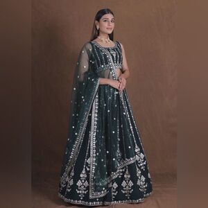 Green Lehenga Choli